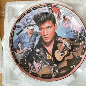 Musical Tribute to Elvis the King Collection plate
